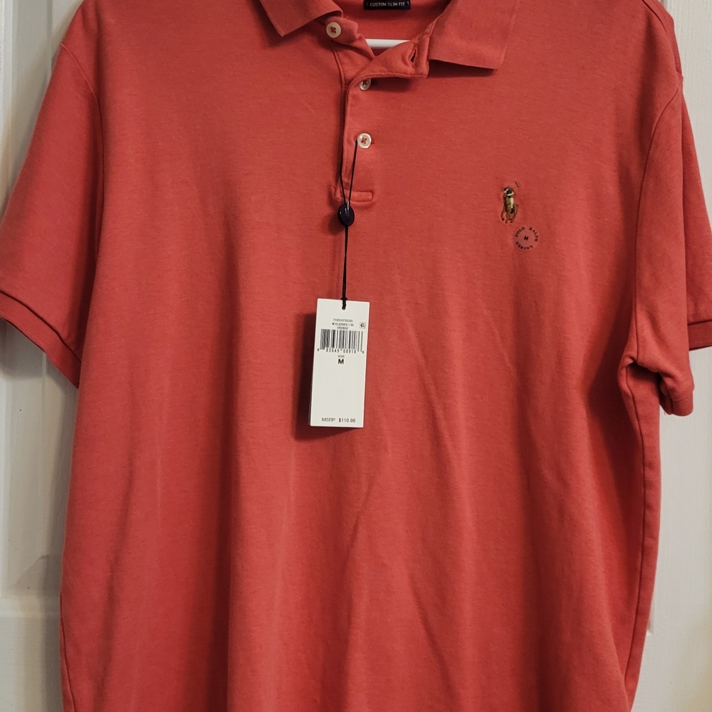 Medium Ralph Lauren Coral Polo Shirt